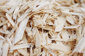 Hackschnitzel weiß ohne Rinde